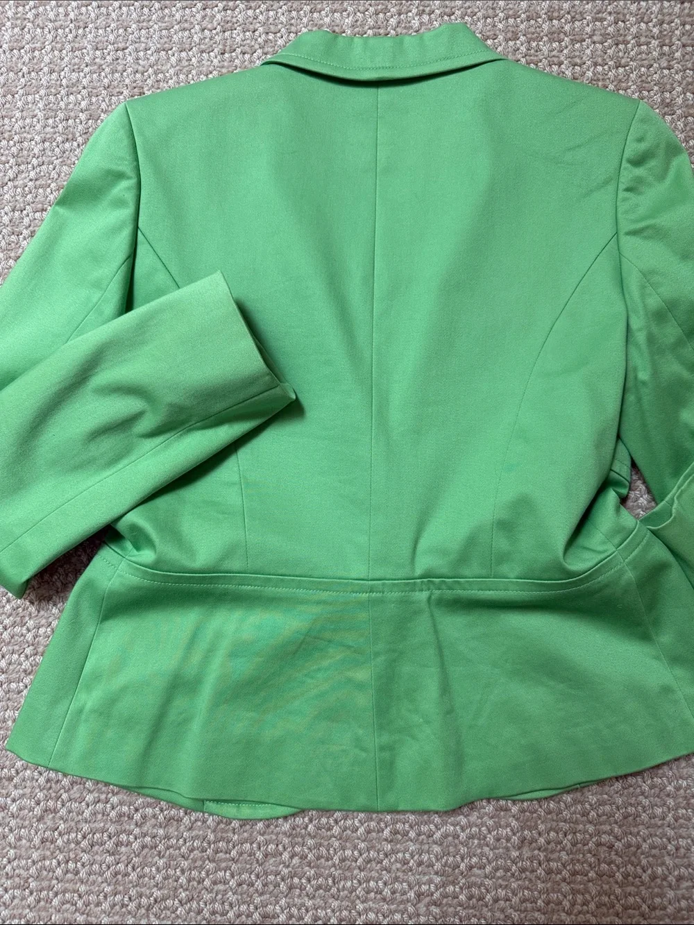 Barami Women's Green Tailored Single-Button Blazer